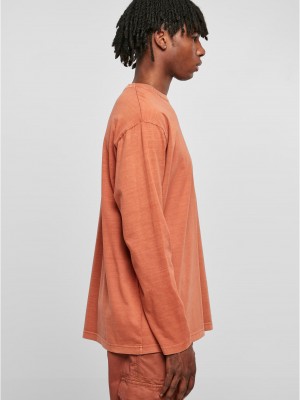 Мъжка дълга блуза в оранжев цвят Urban Classics Мъжка дълга блуза в оранжев цвят Urban Classics