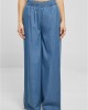 Дамски дълъг дънков панталон в син цвят Urban Classics Ladies Pants, Urban Classics, Панталони - Complex.bg