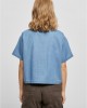 Дамска къса дънкова риза в светлосин цвят Urban Classics Ladies Shirt, Urban Classics, Жени - Complex.bg