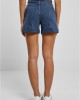 Дамски къси дънкови панталони в син цвят Urban Classics Ladies Denim Shorts, Urban Classics, Къси панталони - Complex.bg