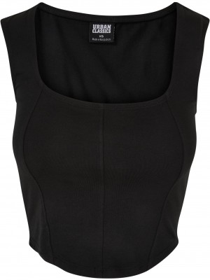 Дамски топ в черен цвят Urban Classics