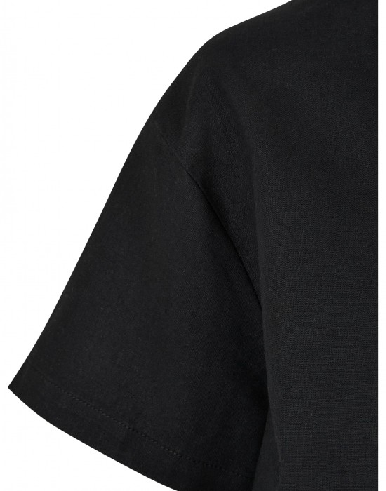 Дамска ленена риза в черен цвят Urban Classics Ladies Linen Shirt, Urban Classics, Тениски - Complex.bg