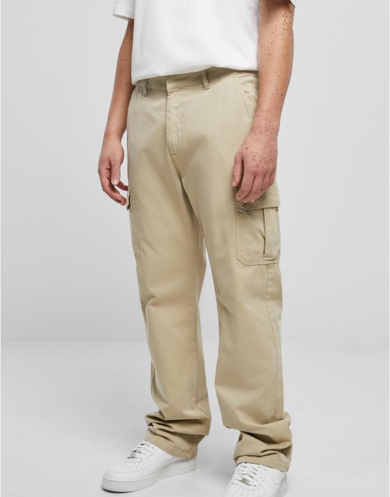 Мъжки карго панталон в светлобежов цвят Urban Classics Straight Cargo Pants, Urban Classics, Панталони - Complex.bg