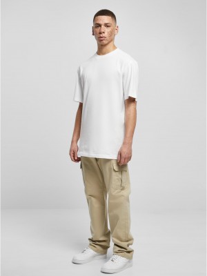 Мъжки карго панталон в светлобежов цвят Urban Classics Straight Cargo Pants