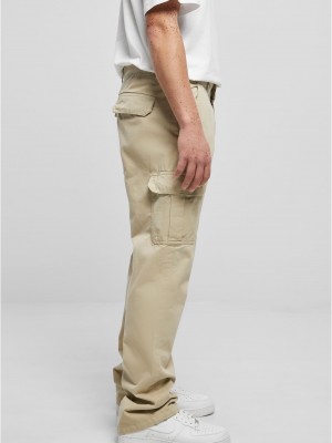 Мъжки карго панталон в светлобежов цвят Urban Classics Straight Cargo Pants