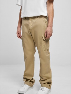 Мъжки карго панталон в бежов цвят Urban Classics Straight Cargo Pants