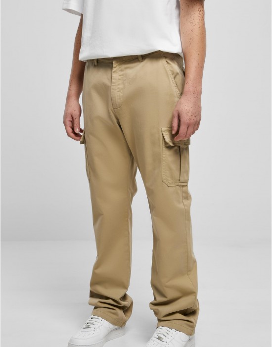Мъжки карго панталон в бежов цвят Urban Classics Straight Cargo Pants, Urban Classics, Панталони - Complex.bg