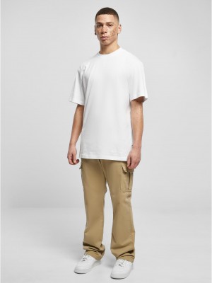 Мъжки карго панталон в бежов цвят Urban Classics Straight Cargo Pants