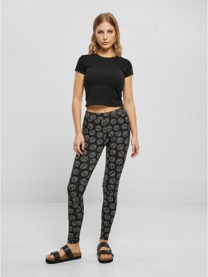 Дамски дълъг клин в цветен десен Urban Classics Ladies AOP Leggings blackpeace Дамски дълъг клин в цветен десен Urban Classics Ladies AOP Leggings blackpeace