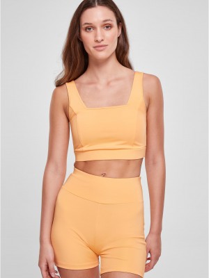 ДАМСКИ СПОРТЕН СУТИЕН В СВЕТЛООРАНЖЕВ ЦВЯТ LADIES SPORTS BRA