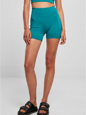 Дамски къс клин в петролено зелен цвят Urban Classics Ladies High Waist Pants Дамски къс клин в петролено зелен цвят Urban Classics Ladies High Waist Pants