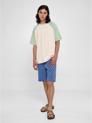 Мъжка тениска в цвят екрю Urban Classics