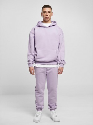 Мъжки суичър с качулка в светлолилав цвят Urban Classics Hoody lilac