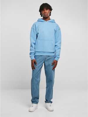 Мъжки суичър с качулка в светлосин цвят Urban Classics Hoody horizonblue