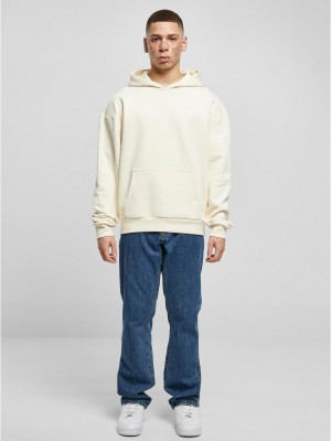 Мъжки суичър с качулка в цвят екрю Urban Classics Hoody whitesand