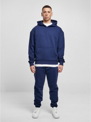 Мъжки суичър с качулка в тъмносин цвят Urban Classics Hoody lightnavy