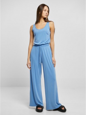 Дамски гащеризон в светлосин цвят Urban Classics Modal Jumpsuit
