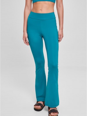 Дамски клин в петролено син цвят Urban Classics Ladies High Waist  Дамски клин в петролено син цвят Urban Classics Ladies High Waist