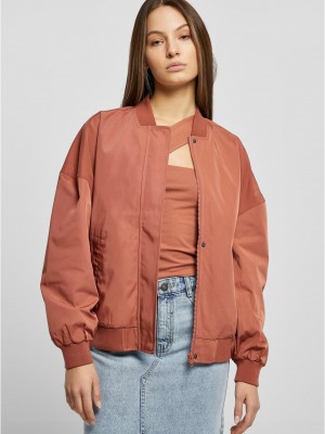 Дамско бомбър яке в цвят праскова Urban Classics Bomber Jacket Дамско бомбър яке в цвят праскова Urban Classics Bomber Jacket
