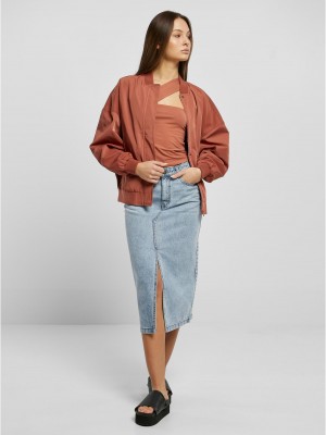 Дамско бомбър яке в цвят праскова Urban Classics Bomber Jacket Дамско бомбър яке в цвят праскова Urban Classics Bomber Jacket