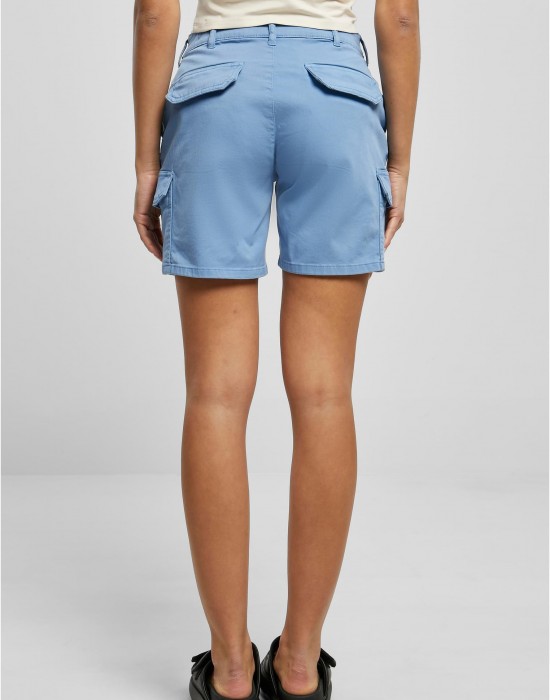 Дамски къси карго панталони в светлосин цвят Urban Classics Ladies Cargo Shorts, Urban Classics, Къси панталони - Complex.bg