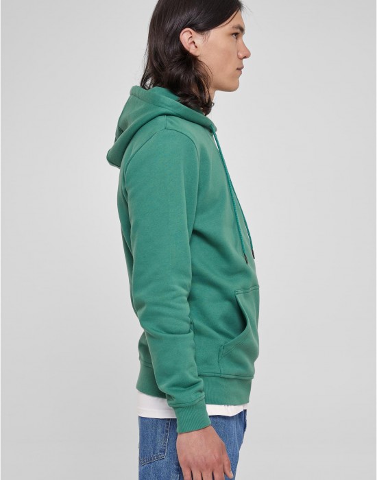 Мъжки суичър с качулка в зелен цвят Urban Classics Basic Hoody, Urban Classics, Суичъри - Complex.bg