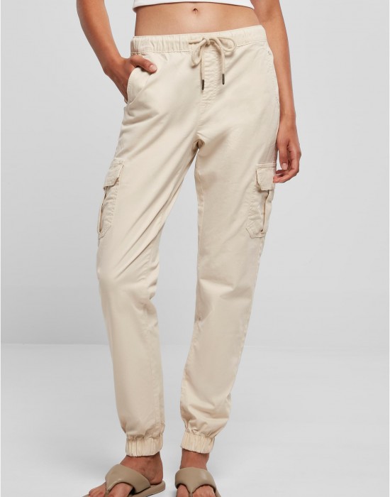 Дамски карго панталон в цвят екрю Urban Classics Ladies Cargo Pants, Urban Classics, Панталони - Complex.bg