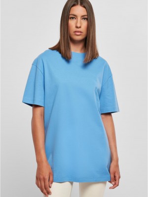 Дамска широка тениска в светлосин цвят Urban Classics Boyfriend Tee