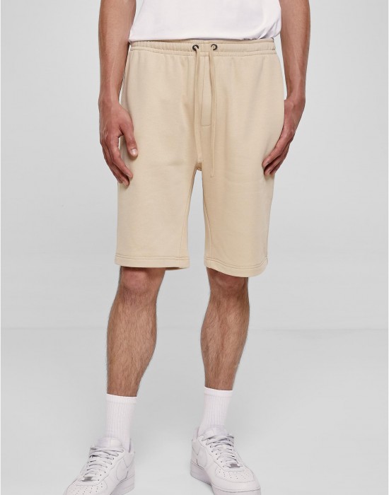 Мъжки къси панталони в бежов цвят Urban Classics Basic Sweatshorts, Urban Classics, Панталони - Complex.bg