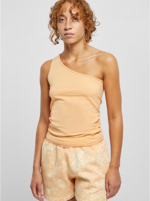 Дамски потник в светлооранжев цвят Urban Classics Asymmetric