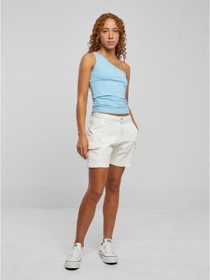 Дамски потник в светлосин цвят Urban Classics Asymmetric