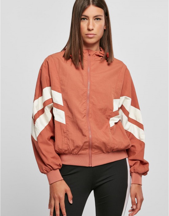 Дамско яке с качулка в цвят праскова Urban Classics Ladies Jacket, Urban Classics, Якета - Complex.bg