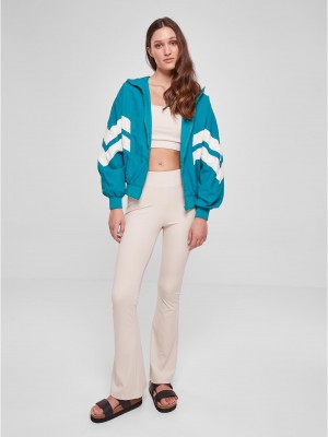 Дамско яке с качулка в цвят тюркоаз Urban Classics Ladies Jacket Дамско яке с качулка в цвят тюркоаз Urban Classics Ladies Jacket