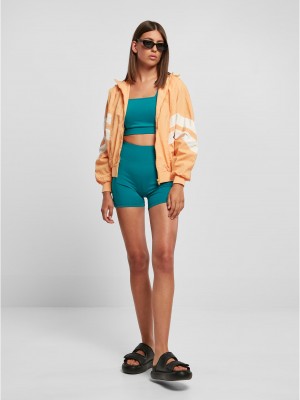 Дамско яке с качулка в светлооранжев цвят Urban Classics Ladies Jacket Дамско яке с качулка в светлооранжев цвят Urban Classics Ladies Jacket