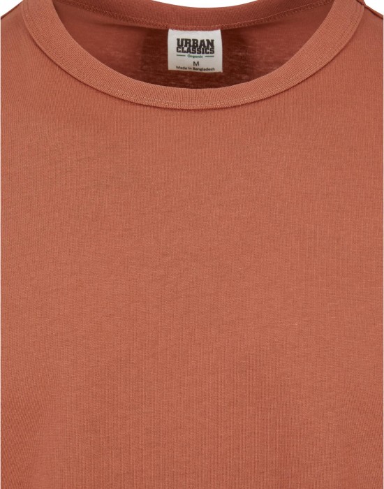Мъжка тениска в цвят праскова Urban Classics Organic Basic Tee, Urban Classics, Тениски - Complex.bg