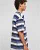 Мъжка широка тениска в син цвят Starter Sun Stripes Tee, Urban Classics, Тениски - Complex.bg