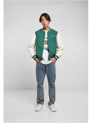 Мъжко колежанско яке в зелен цвят Starter College Jacket