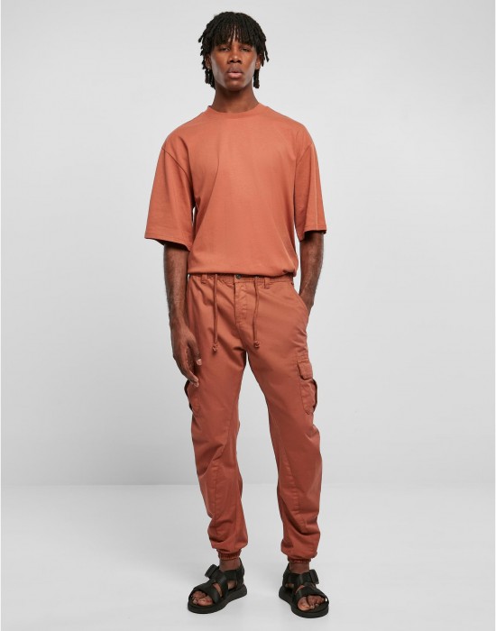 Мъжки карго панталон в цвят праскова Urban Classics Cargo Jogging Pants, Urban Classics, Панталони - Complex.bg