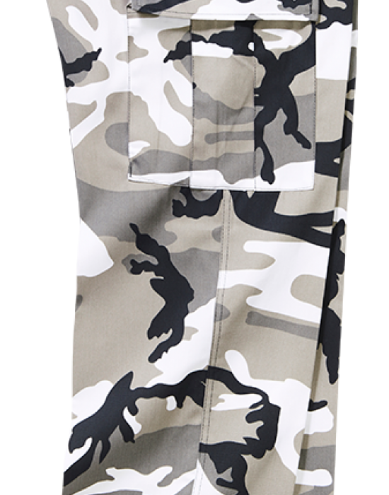 Армейски карго панталони в бял камуфлажен цвят Brandit urban, Brandit, Панталони - Complex.bg