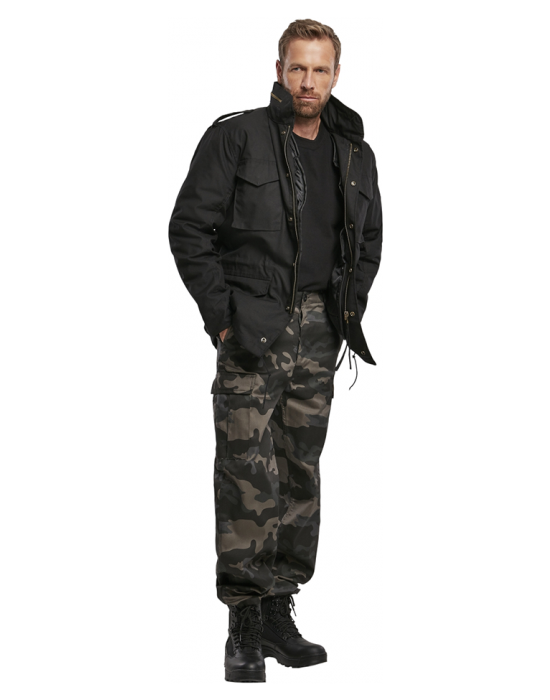 Армейски карго панталони в тъмен камуфлажен цвят Brandit, Brandit, Панталони - Complex.bg