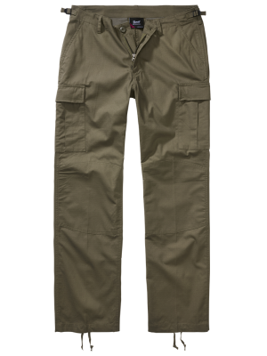 Дамски карго панталон в цвят маслина Brandit Ripstop olive