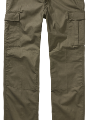 Дамски карго панталон в цвят маслина Brandit Ripstop olive