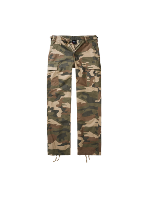 Дамски карго панталон в камуфлажен цвят Brandit Ripstop light woodland
