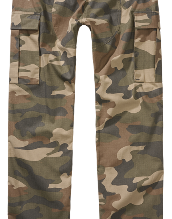 Дамски карго панталон в камуфлажен цвят Brandit Ripstop light woodland, Brandit, Панталони - Complex.bg