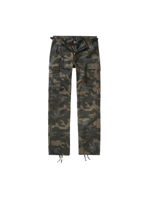 Дамски карго панталон в тъмен камуфлаж Brandit Ripstop