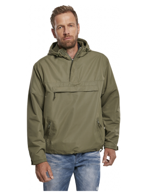 Ветровка с подплата в масленозелен цвят Brandit olive  