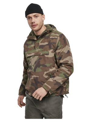 Ветровка с подплата в камуфлажен цвят Brandit woodland
