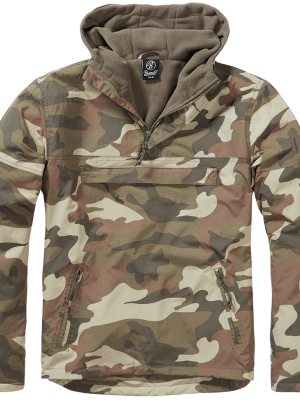 Ветровка с подплата в камуфлажен цвят Brandit light woodland 