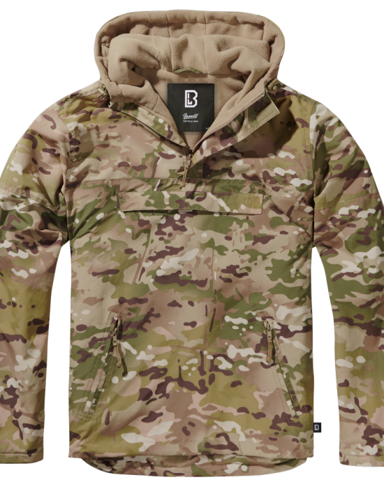 Ветровка с подплата в камуфлажен жвят Brandit tactical camo, Brandit, Якета - Complex.bg