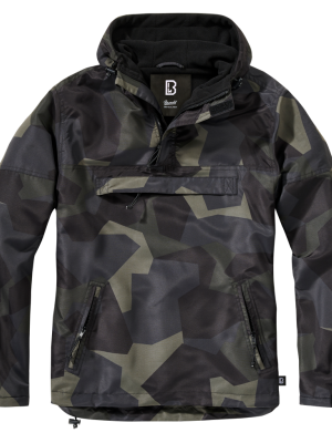 Ветровка с подплата в камуфлажен жвят Brandit M90 darkcamo